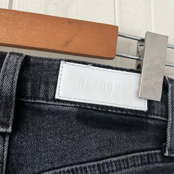 RE/DONE Originals 70s Stove Pipe in Faded Coal With Rips 24 - Picture 9 of 15